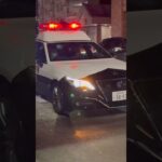 このあと公開！220系パトカー緊急走行🚨