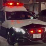 【福岡県警】220系パトカー・春2・緊急走行