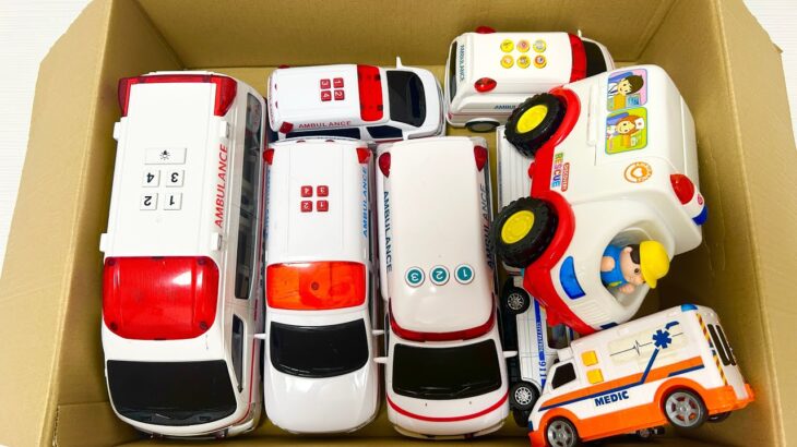 救急車のミニカー走る☆緊急走行テスト☆坂道走る｜ Ambulance miniature car runs! Emergensy driving test