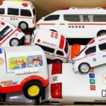 救急車ミニカー走る！サイレン鳴らして坂道を緊急走行テストです。Ambulance run! This is an emergency running test with sirens.