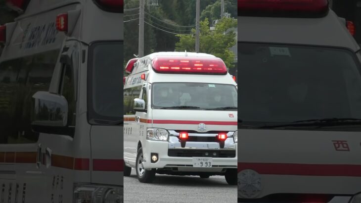 【愛MEDIC#34】西神南救急隊、西93緊急走行！【神戸市消防局】#shorts #short #ショート #消防署 #消防車 #fire #firefighter #サイレン