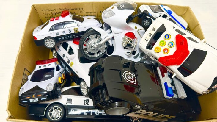 パトカーのミニカーがサイレン鳴らして坂道走る!走行テストMiniature police cars run up the hill with sirens blaring! Driving test.