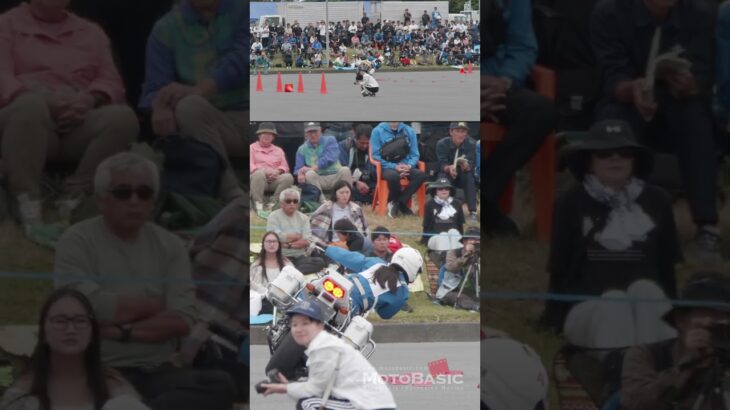 白バイ女王爆誕！兵庫県警・女性白バイ隊員 The amazing riding skills of Japanese female police motorcycle officers