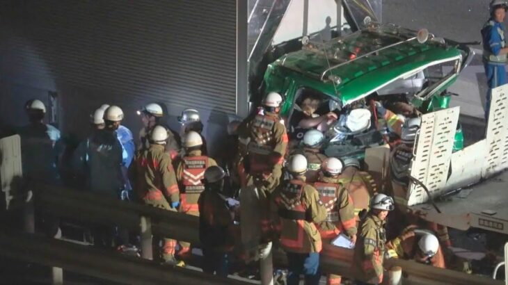 車両救助、第二出動で消防車が現場へ急行する！　fireengine
