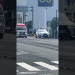 救急車緊急走行沼津北消防署前にて#救急車 #shorts