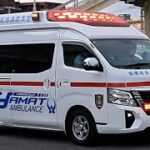 大和市消防本部柳橋救急　緊急走行【可変ビーコン搭載車】