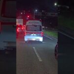 横浜市消防局 洋光台救急                  日産パラメディック 可変ビーコン   左折モード #横浜市消防局  #救急車 #日産 #緊急走行