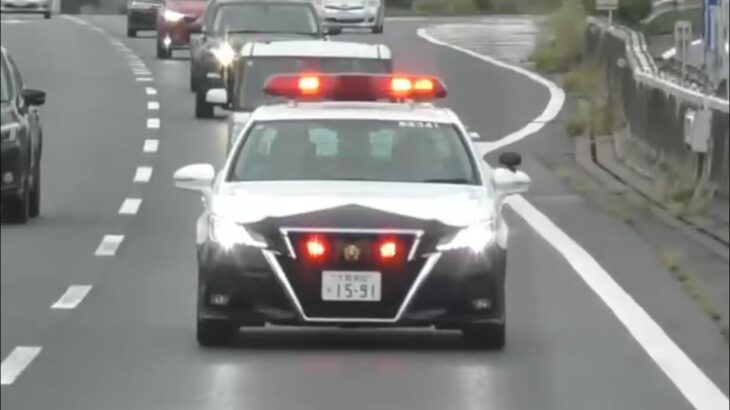 🚨迫り来るパトカー🚨赤色灯🚨大阪府警🚨