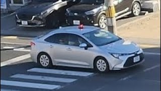 覆面パトカー 緊急走行