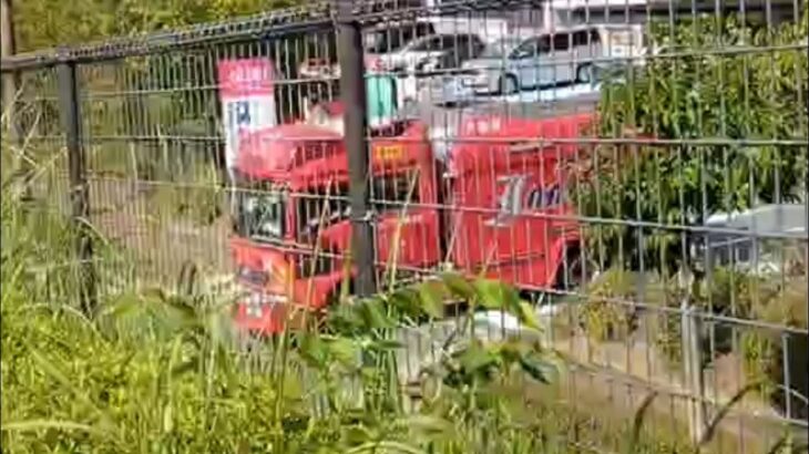 🚨消防車🚨帰還シーン🚨走行動画🚨