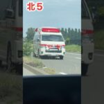 【緊急走行】救急車！札幌市消防局 北消防署#緊急走行#救急車#札幌市消防局