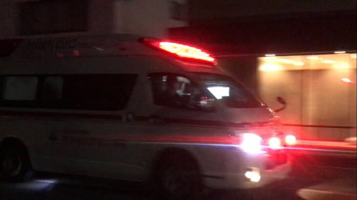 【緊急走行】夜の吹田市内を緊急走行！医誠会国際総合病院   ドクターカー