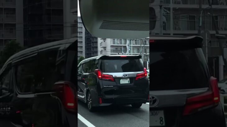 トヨタハイエース消防指揮車緊急走行