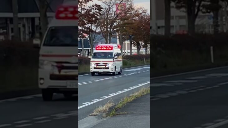 仙南広域消防本部大河原救急1緊急走行