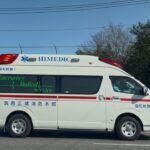 緊急走行！緊走する筑西広域消防本部救急隊（協和救急1）