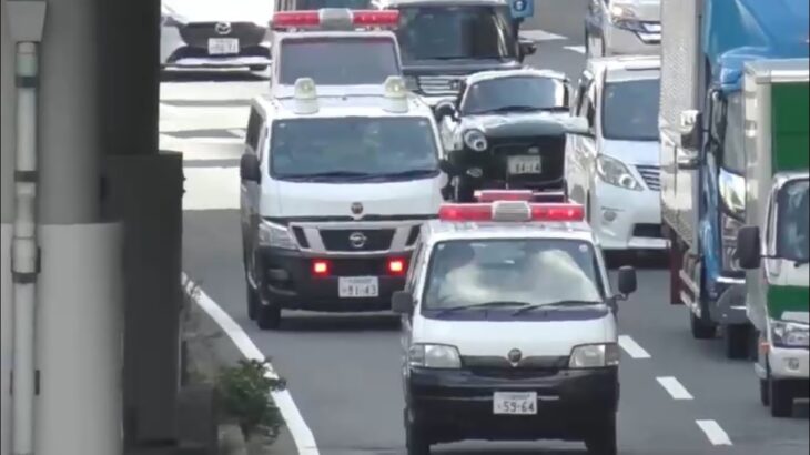 🚨警察車両2台🚨大阪府警🚨走行動画🚨
