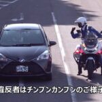 白バイ2台で過積載ダンプを台貫所に連行か！？一時停止が義務ということを知らない違反者が次から次に歩行者妨害で捕まった取締りの瞬間７連発！！！