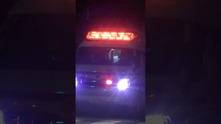 【堺#963】東第2救急、緊急走行！【堺市消防局】#shorts  #ショート #消防署 #消防車 #fire #firefighter #サイレン#救急車 #救急#ambulance