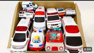 新しい救急車のミニカーが走る★緊急走行テスト★坂道走 る New Ambulanceminiature car runs! Emergensy driving test