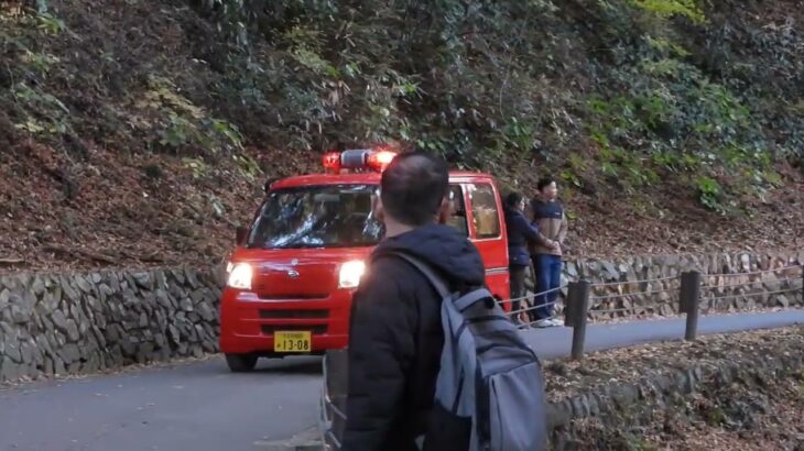 東京消防庁【救助活動・山岳】浅川PM2 浅川P1 八王子YF5 みなみ野Ａ特命出場 みなみ野Ａは浅川出張所にて浅川ACに乗換え出場