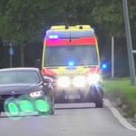 premedic KRISTIANSTAD (AMBULANS 9160) i utryckning rettungsdienst auf Einsatzfahrt 緊急走行 救急車