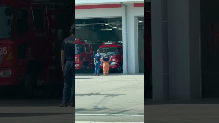 🚨帰還シーン🚨消防車🚨レスキュー車🚨　#short #shorts