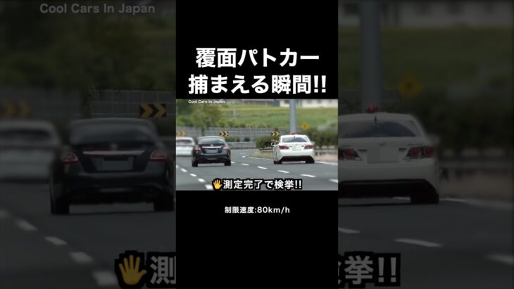 覆面パトカーが速度違反のティアナを検挙‼️🖐️ #shorts