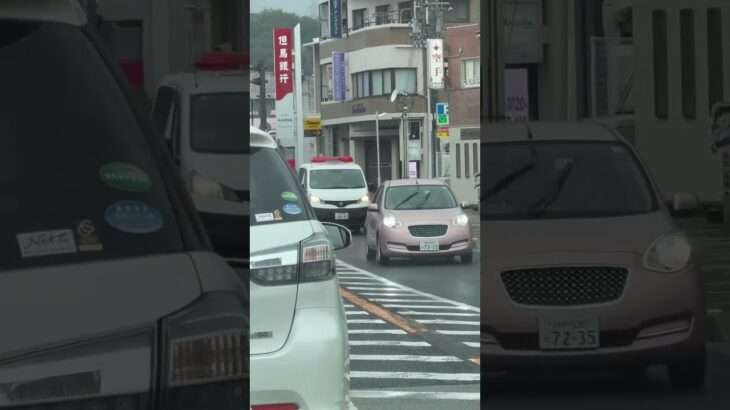 🚨警察車両🚨走行動画🚨赤色灯🚨兵庫県警🚨　#shorts #short