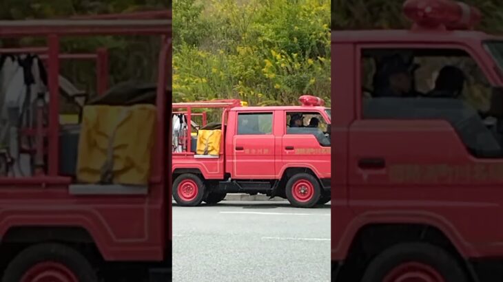🚨消防車🚨赤色灯🚨走行動画🚨　#shorts #short
