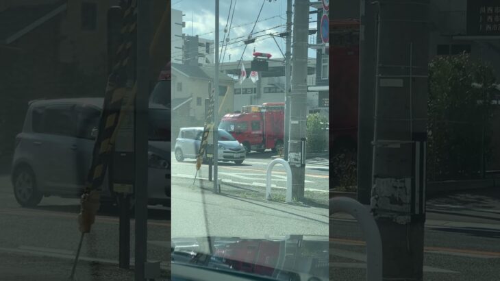 🚨署を出発する消防車🚨川西市消防本部🚨#shorts #short #shortsfeed #shortsvideo