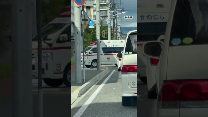 🚨救急車🚨川西市消防本部🚨　#shorts #shorts