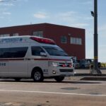 阿賀野市消防　阿賀野救急３緊急走行