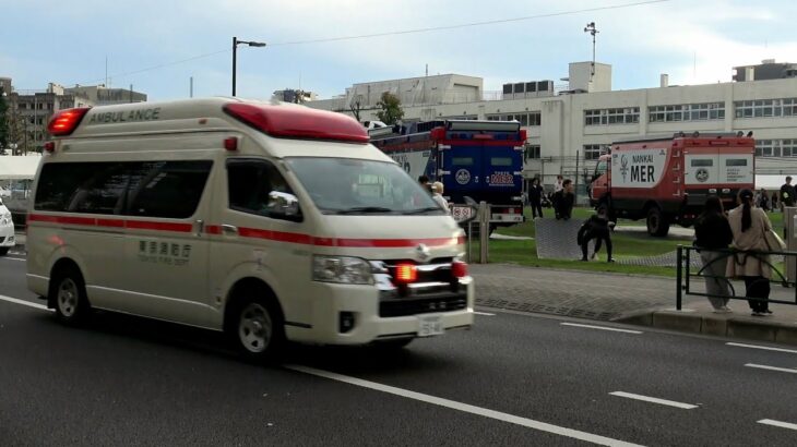 東京消防庁ハイメディック救急車緊急走行