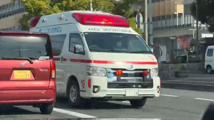 🚨響き渡るサイレン🚨救急車🚨緊急走行🚨川西市消防本部🚨