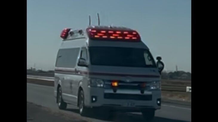 緊急走行!緊走する茨城西南広域消防本部下妻消防署救急隊