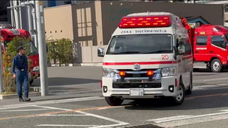 🚨激撮🚨救急車緊急出動の一部始終🚨