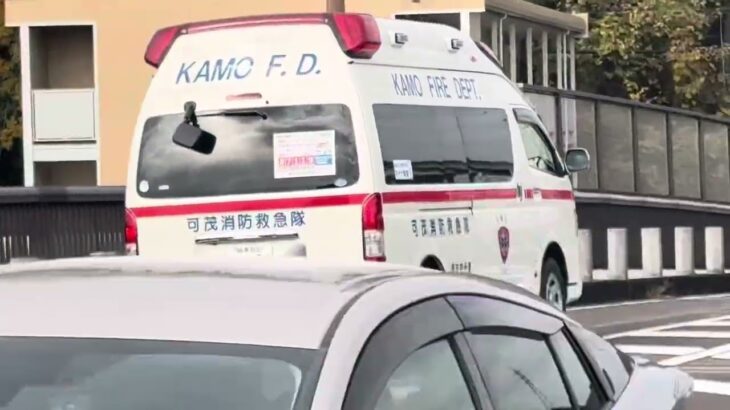 可茂消防西可児分署　救急西可児1 緊急走行🚨
