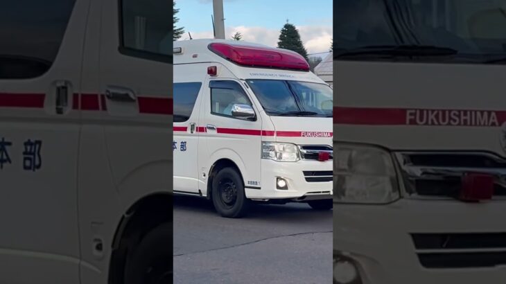 本部救急1 住宅モードサイレンで緊急走行🚨