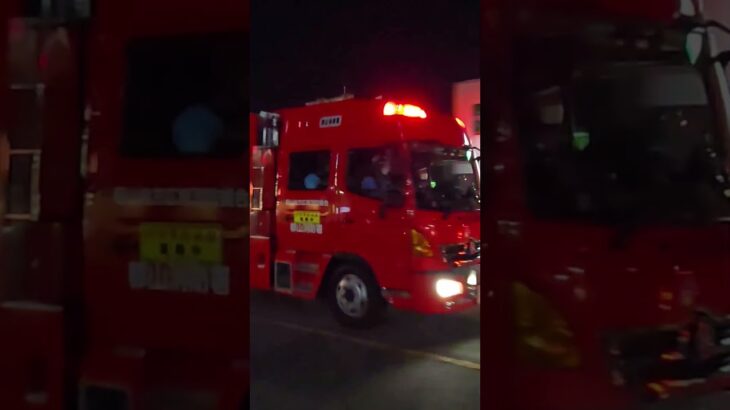 帰宅ラッシュ渋滞の中、救助現場に緊急走行で、向かう郡山救助1【モーターサイレン付】 #緊急走行 #消防車両 ♯郡山消防♯救助工作車♯郡山市
