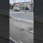 春日部市消防本部　救急車。救急豊野1。緊急走行シーン！