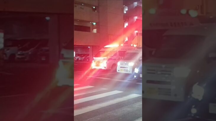 【緊急走行集106】鹿児島市消防局高度救急隊ドクターカー