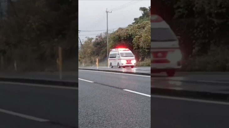 【緊急走行集108】鹿児島市消防局新型パラメ救急車等