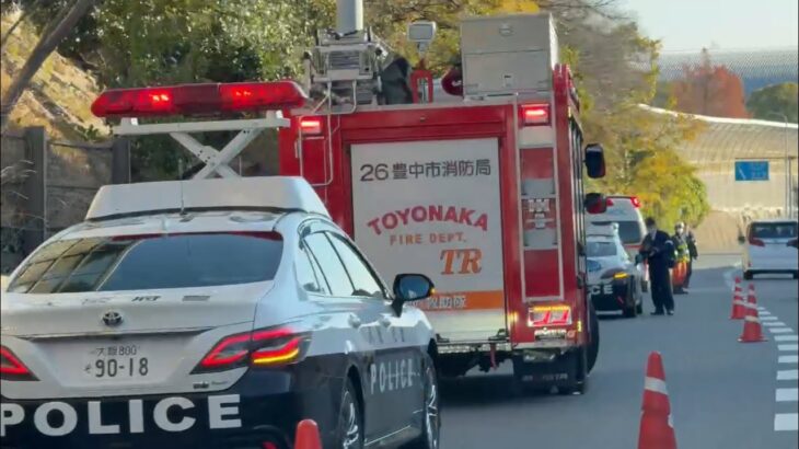 🚨衝撃🚨交通事故🚨パトカー2台と消防車、救急車が集結🚨 #パトカー #消防車 #救急車