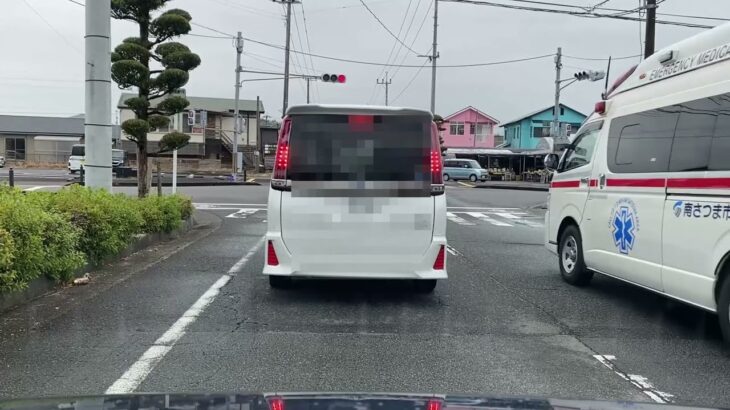 【救急車緊急走行】南さつま市消防本部 2号 ハイメディック 老健施設ラポール吉井へ