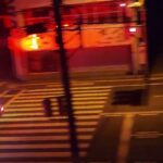 消防車2台　緊急走行