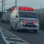 緊急走行！緊走する小山市消防本部救急隊（小山救急7）