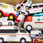 救急車のミニカーが走る！坂道緊急走行テスト。サイレンあり☆Ambulance mini car run. Slope emergency driving test! There is a siren.