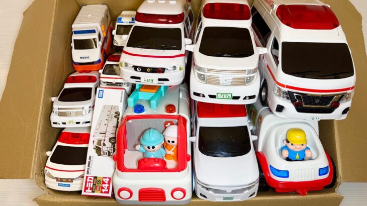 救急車のミニカー走る。坂道緊急走行テスト。サイレンあり☆Ambulance mini car run. Slope emergency driving test! There is a siren.