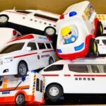 救急車のミニカー走る。坂道緊急走行テスト。サイレンあり☆Ambulance mini car run. Slope emergency driving test! There is a siren.
