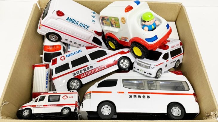 救急車のミニカー走る。坂道緊急走行テスト。サイレンあり☆Ambulance mini car run. Slope emergency driving test! There is a siren.